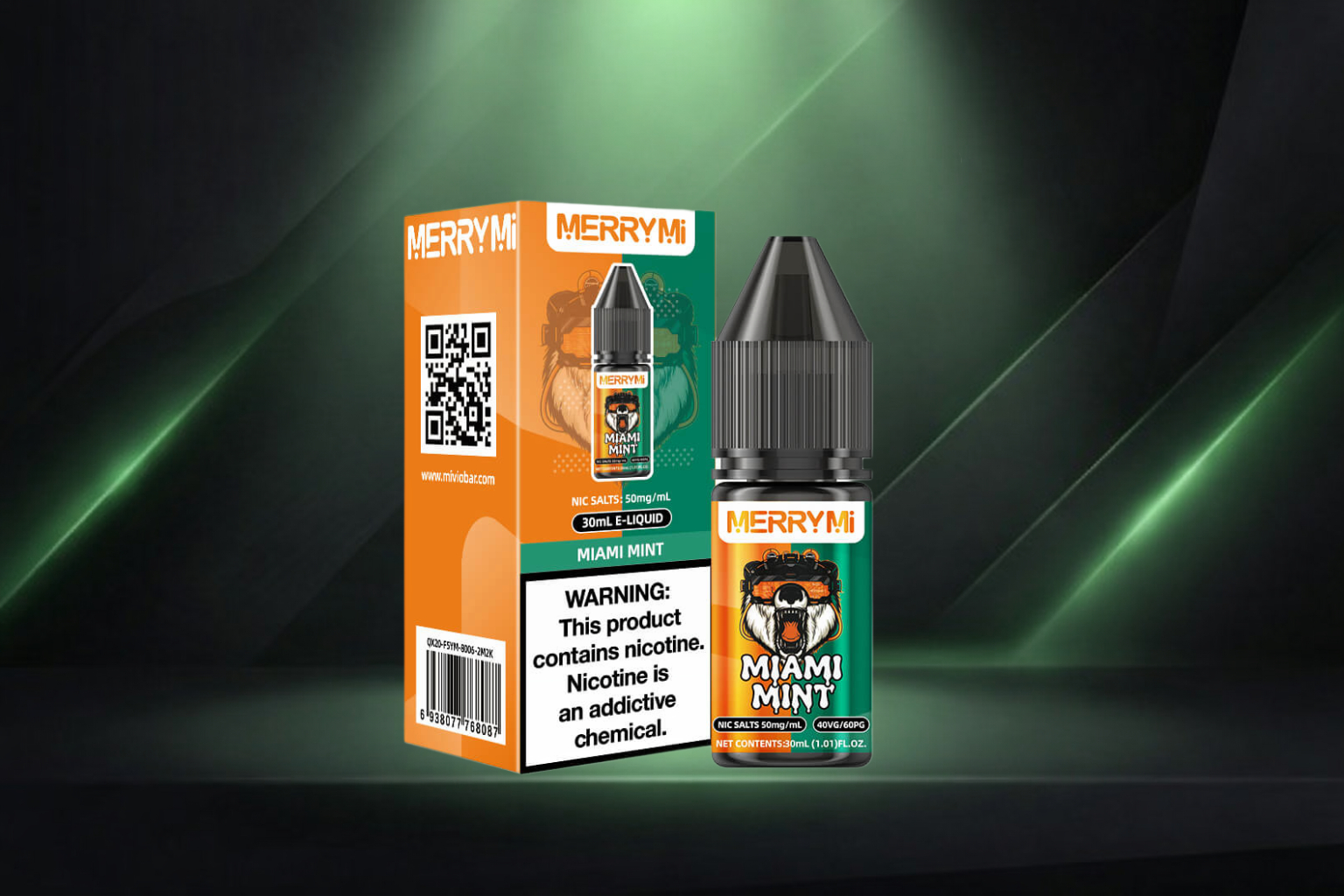 MerryMi Salts 30ml Miami Mint