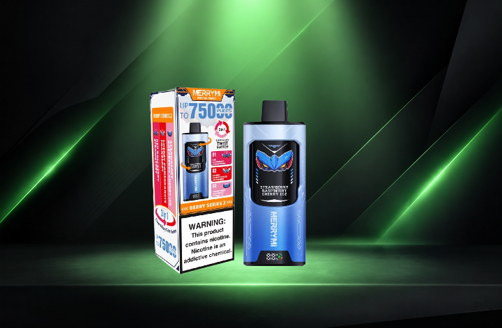 Jednorazówki MERRYMI Mecha Twist 75K Buchów - E papieros 5% Triple Smaków, Berry Series 2